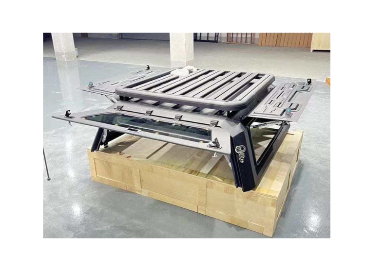 Canopy Aluminio POER AT y MT, RICH6, Changan Hunter, Wingle 7, Jac T8, NP300, Colorado, Dmax, Hilux con plataforma