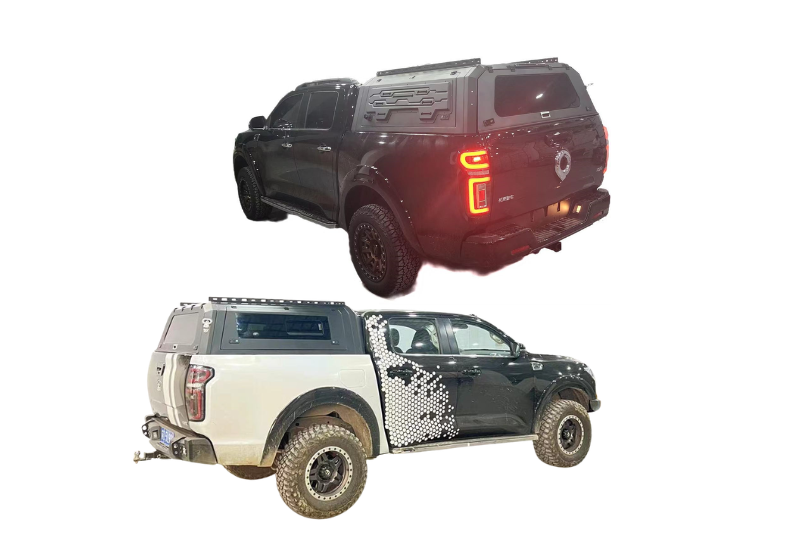 Canopy Aluminio POER AT y MT, RICH6, Changan Hunter, Wingle 7, Jac T8, NP300, Colorado, Dmax, Hilux sin plataforma